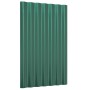 Roof panels 36 units coated green steel 60x36 cm by vidaXL, Roof tiles and roof tiles - Ref: Foro24-319128, Price: 125,37 €, ...