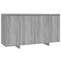 Aparador de madera de ingeniería gris Sonoma 135x41x75 cm de vidaXL, Aparadores - Ref: Foro24-813057, Precio: 141,99 €, Descu...