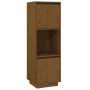 Aparador alto de madera maciza de pino marrón miel 38x35x117 cm de vidaXL, Aparadores - Ref: Foro24-814362, Precio: 59,52 €, ...