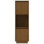 Aparador alto de madera maciza de pino marrón miel 38x35x117 cm de vidaXL, Aparadores - Ref: Foro24-814362, Precio: 59,52 €, ...