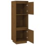 Aparador alto de madera maciza de pino marrón miel 38x35x117 cm de vidaXL, Aparadores - Ref: Foro24-814362, Precio: 59,52 €, ...