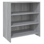 Aparador de madera de ingeniería gris Sonoma 70x40,5x75 cm de vidaXL, Aparadores - Ref: Foro24-813009, Precio: 59,79 €, Descu...