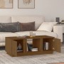 Couchtisch aus massivem Kiefernholz honigbraun 110x50x40 cm von vidaXL, Couchtisch - Ref: Foro24-814427, Preis: 86,99 €, Raba...