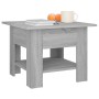 Sonoma gray engineered wood coffee table 55x55x42 cm by vidaXL, Coffee table - Ref: Foro24-813078, Price: 36,99 €, Discount: %