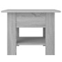 Mesa de centro madera de ingeniería gris Sonoma 55x55x42 cm de vidaXL, Mesas de centro - Ref: Foro24-813078, Precio: 36,99 €,...