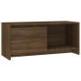 Oak brown engineered wood TV cabinet 90x35x40 cm by vidaXL, TV Furniture - Ref: Foro24-813019, Price: 51,86 €, Discount: %