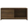 Oak brown engineered wood TV cabinet 90x35x40 cm by vidaXL, TV Furniture - Ref: Foro24-813019, Price: 51,86 €, Discount: %