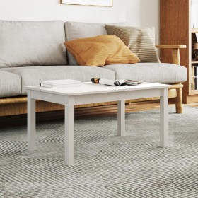 Solid white pine wood coffee table 80x50x40 cm by vidaXL, Coffee table - Ref: Foro24-814280, Price: 63,15 €, Discount: %