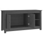 TV-Schrank aus massivem Kiefernholz, grau, 103 x 36,5 x 52 cm von vidaXL, TV-Möbel - Ref: Foro24-814591, Preis: 76,94 €, Raba...