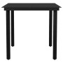 Juego de comedor para jardín 5 piezas negro de vidaXL, Conjuntos de jardín - Ref: Foro24-3099114, Precio: 366,81 €, Descuento: %