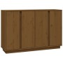 Aparador de madera maciza de pino marrón miel 120x35x80 cm de vidaXL, Aparadores - Ref: Foro24-814497, Precio: 125,92 €, Desc...