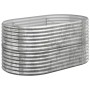 Steel powder-coated silver planter bed 152x80x68 cm by vidaXL, Pots and planters - Ref: Foro24-318952, Price: 82,05 €, Discou...