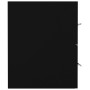 Black chipboard cabinet with sink by vidaXL, bathroom vanities - Ref: Foro24-3099051, Price: 206,64 €, Discount: %