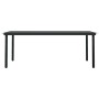 Juego de comedor para jardín 7 piezas negro de vidaXL, Conjuntos de jardín - Ref: Foro24-3099129, Precio: 802,99 €, Descuento: %