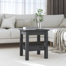 Solid gray pine wood coffee table 35x35x40 cm by vidaXL, Coffee table - Ref: Foro24-814261, Price: 42,99 €, Discount: %