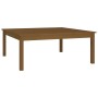 Solid honey brown pine wood coffee table 100x100x40 cm by vidaXL, Coffee table - Ref: Foro24-814292, Price: 99,56 €, Discount: %