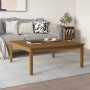 Solid honey brown pine wood coffee table 100x100x40 cm by vidaXL, Coffee table - Ref: Foro24-814292, Price: 99,56 €, Discount: %