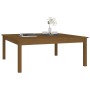 Solid honey brown pine wood coffee table 100x100x40 cm by vidaXL, Coffee table - Ref: Foro24-814292, Price: 99,56 €, Discount: %