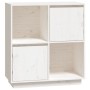 Solid white pine wood sideboard 74x35x80 cm by vidaXL, Sideboards - Ref: Foro24-814350, Price: 61,12 €, Discount: %