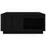 Mesa de centro de madera maciza de pino negro 80x81x36,5 cm de vidaXL, Mesas de centro - Ref: Foro24-814528, Precio: 121,34 €...