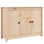 Solid pine wood sideboard 110x35x74 cm by vidaXL, Sideboards - Ref: Foro24-814559, Price: 160,36 €, Discount: %