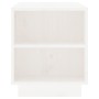 Solid white pine TV stand 110x35x40.5 cm by vidaXL, TV Furniture - Ref: Foro24-814410, Price: 69,50 €, Discount: %