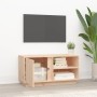 Mueble de TV de madera maciza de pino 80x35x40,5 cm de vidaXL, Muebles TV - Ref: Foro24-814464, Precio: 65,38 €, Descuento: %