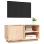 Mueble de TV de madera maciza de pino 80x35x40,5 cm de vidaXL, Muebles TV - Ref: Foro24-814464, Precio: 65,38 €, Descuento: %