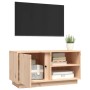 Mueble de TV de madera maciza de pino 80x35x40,5 cm de vidaXL, Muebles TV - Ref: Foro24-814464, Precio: 65,38 €, Descuento: %