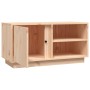 Mueble de TV de madera maciza de pino 80x35x40,5 cm de vidaXL, Muebles TV - Ref: Foro24-814464, Precio: 65,38 €, Descuento: %