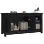 Mueble de TV de madera maciza de pino negro 103x36,5x52 cm de vidaXL, Muebles TV - Ref: Foro24-814593, Precio: 93,57 €, Descu...