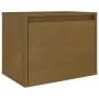 TV furniture 4 pieces solid honey brown pine wood by vidaXL, TV Furniture - Ref: Foro24-3100147, Price: 167,99 €, Discount: %