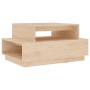 Mesa de centro de madera maciza de pino 80x55x40,5 cm de vidaXL, Mesas de centro - Ref: Foro24-814514, Precio: 58,38 €, Descu...