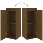 TV furniture 4 pieces solid honey brown pine wood by vidaXL, TV Furniture - Ref: Foro24-3100182, Price: 200,99 €, Discount: %