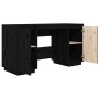 Solid black pine wood desk 140x50x75 cm by vidaXL, Desks - Ref: Foro24-814328, Price: 210,44 €, Discount: %