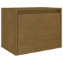 TV furniture 3 pieces solid honey brown pine wood by vidaXL, TV Furniture - Ref: Foro24-3100127, Price: 94,55 €, Discount: %