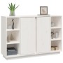 Solid white pine wood sideboard 120x35x80 cm by vidaXL, Sideboards - Ref: Foro24-814500, Price: 186,99 €, Discount: %