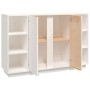 Aparador de madera maciza de pino blanco 120x35x80 cm de vidaXL, Aparadores - Ref: Foro24-814500, Precio: 186,45 €, Descuento: %