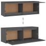 TV furniture 4 pieces solid gray pine wood by vidaXL, TV Furniture - Ref: Foro24-3100181, Price: 190,99 €, Discount: %