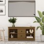 Mueble de TV madera maciza de pino marrón miel 103x36,5x52 cm de vidaXL, Muebles TV - Ref: Foro24-814572, Precio: 81,86 €, De...