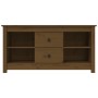 TV cabinet solid honey brown pine wood 103x36.5x52 cm by vidaXL, TV Furniture - Ref: Foro24-814572, Price: 81,86 €, Discount: %