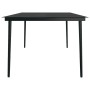 Juego de comedor para jardín 9 piezas marrón y negro de vidaXL, Conjuntos de jardín - Ref: Foro24-3099406, Precio: 634,77 €, ...