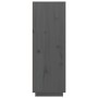 Aparador alto de madera maciza de pino gris 60x40x116,5 cm de vidaXL, Aparadores - Ref: Foro24-814536, Precio: 177,16 €, Desc...