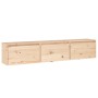 Mueble de TV 3 piezas madera maciza de pino de vidaXL, Muebles TV - Ref: Foro24-3100129, Precio: 124,04 €, Descuento: %