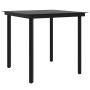 Juego de comedor de jardín 5 piezas con cojines negro de vidaXL, Conjuntos de jardín - Ref: Foro24-3099282, Precio: 300,73 €,...