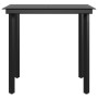 Juego de comedor de jardín 5 piezas con cojines negro de vidaXL, Conjuntos de jardín - Ref: Foro24-3099282, Precio: 300,73 €,...