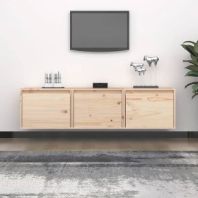 TV furniture set, 3 pieces made of solid pine wood by vidaXL, TV Furniture - Ref: Foro24-3100124, Price: 113,28 €, Discount: %