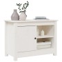 Solid white pine wood TV cabinet 70x36.5x52 cm by vidaXL, TV Furniture - Ref: Foro24-814580, Price: 83,99 €, Discount: %