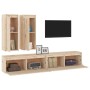 TV-Möbel 4 Stück aus massivem Kiefernholz von vidaXL, TV-Möbel - Ref: Foro24-3100179, Preis: 217,63 €, Rabatt: %