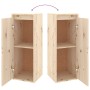 TV furniture 2 pieces solid pine wood by vidaXL, TV Furniture - Ref: Foro24-3100114, Price: 112,61 €, Discount: %